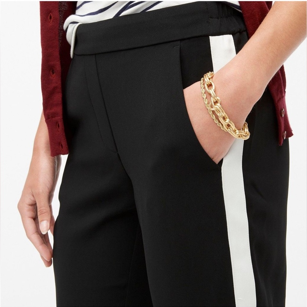 J. Crew Jamie Tuxedo Stripe Pant NEW! - Picture 3 of 8